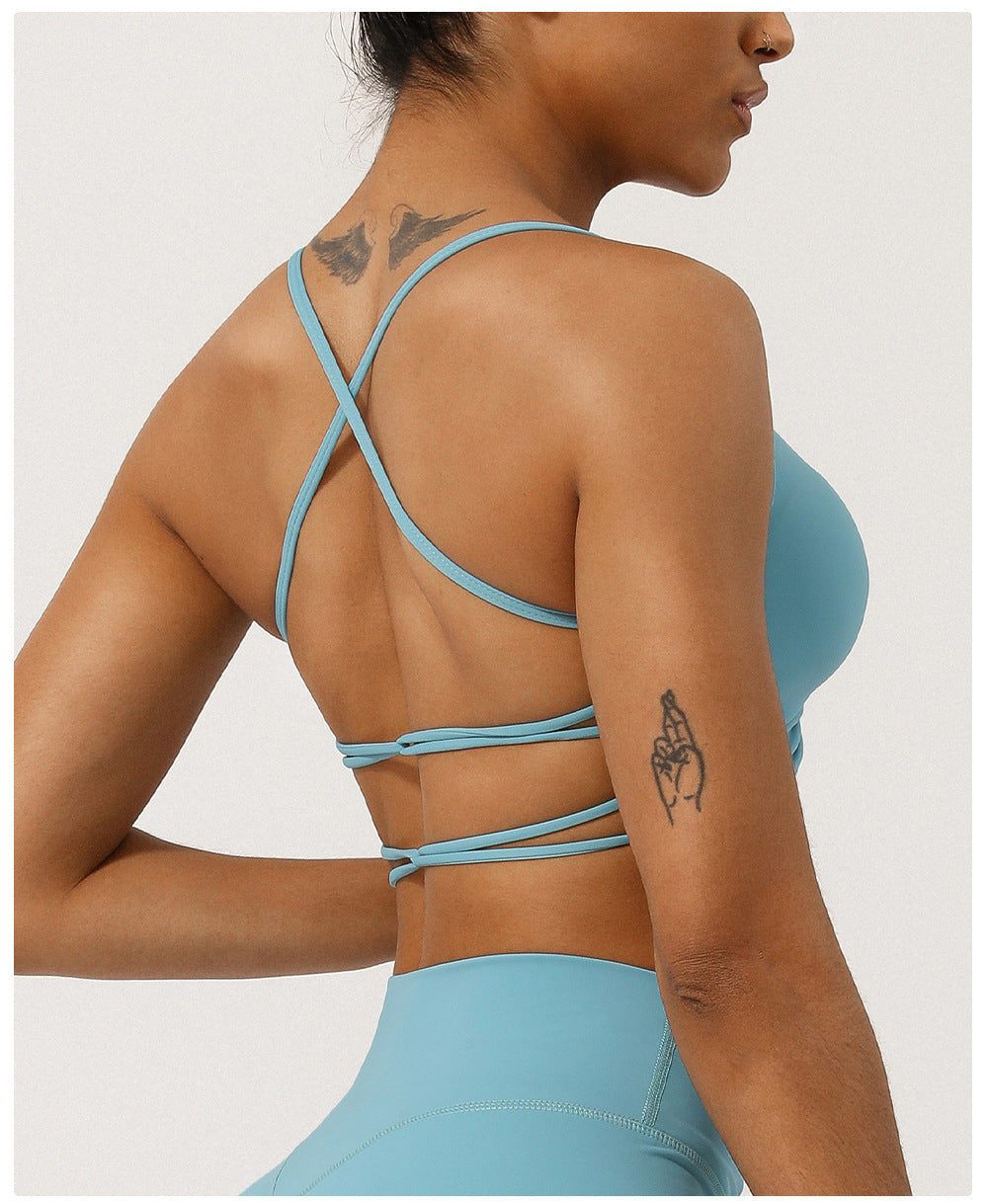 Cross Back Sports Bra